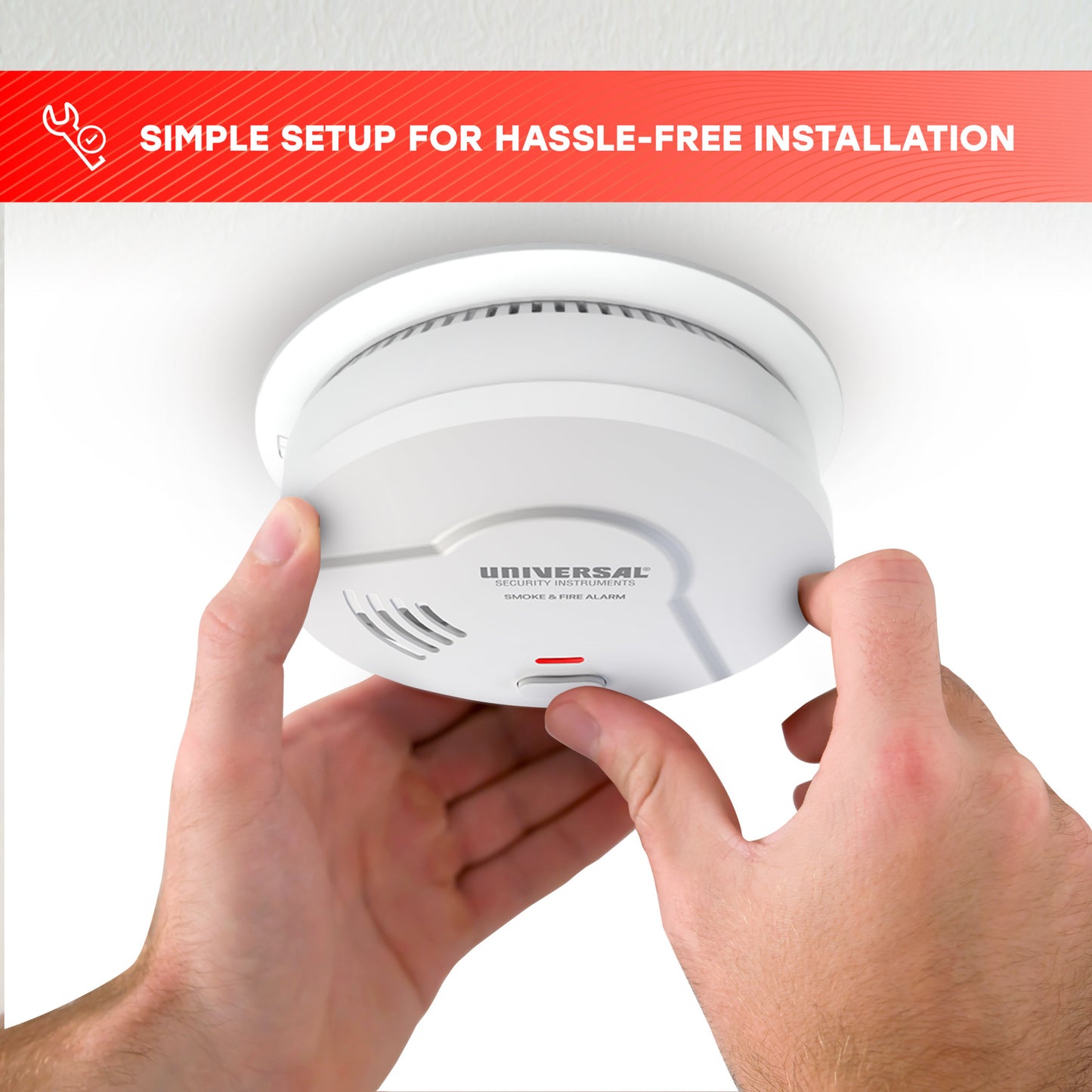 Pro-Pack 10-Year Battery Smoke & Fire Alarm (3-Pack)