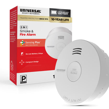 10-Year Battery Smoke & Fire Alarm