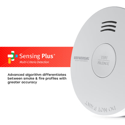 10-Year Battery Smoke & Fire Alarm