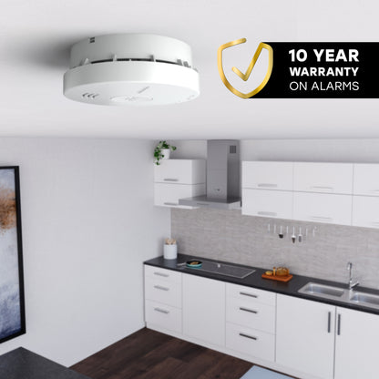 Pro-Pack 10-Year Battery Smoke & Fire Alarm (3-Pack)
