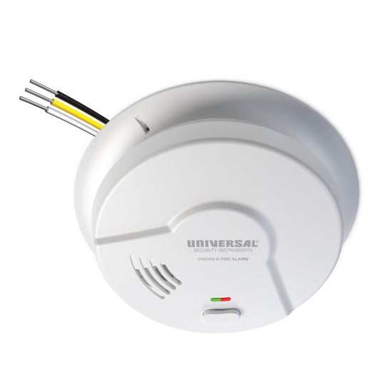 Hardwire Smoke & Fire Alarm with 10-Year Battery Backup