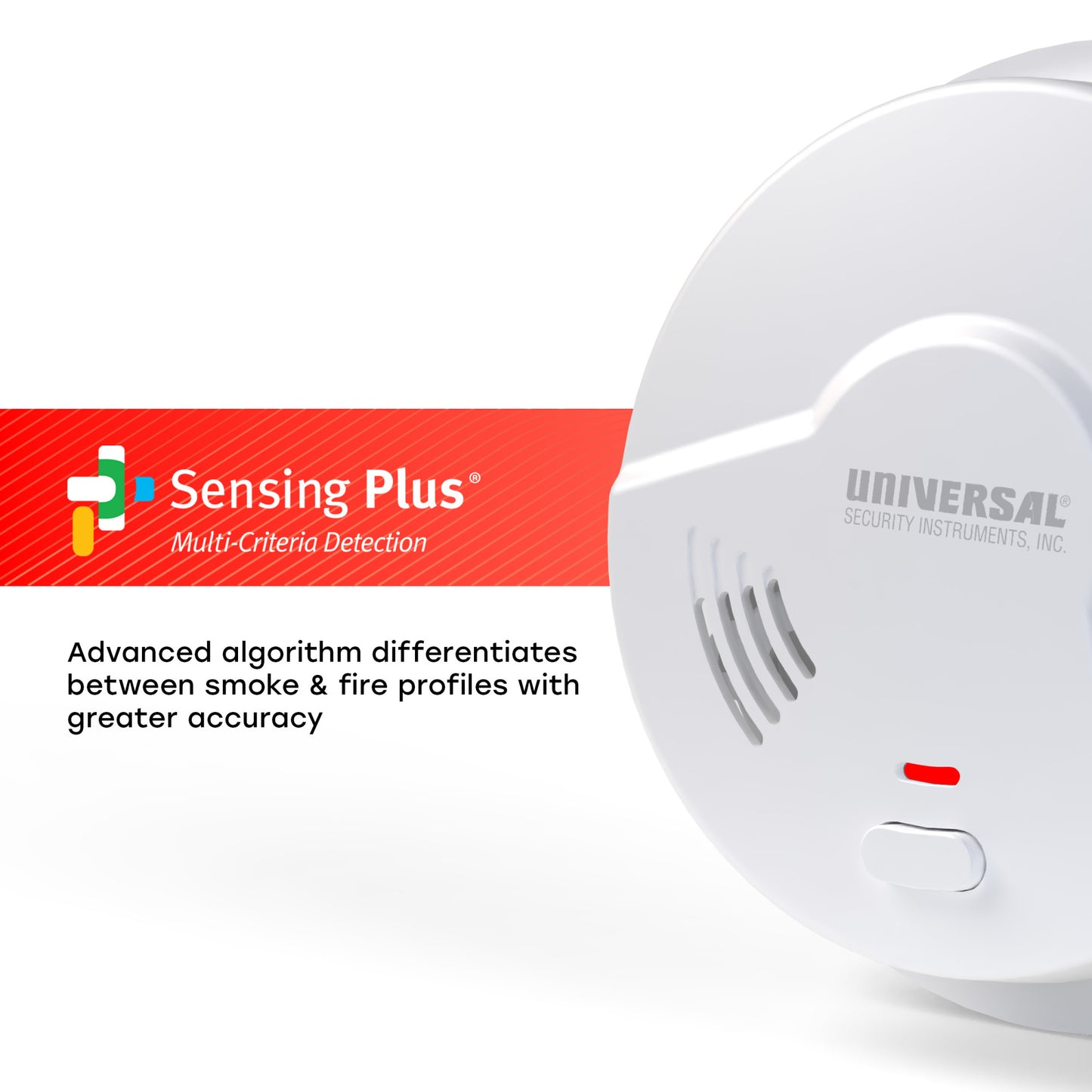 Hardwire Smoke & Fire Alarm with 10-Year Battery Backup