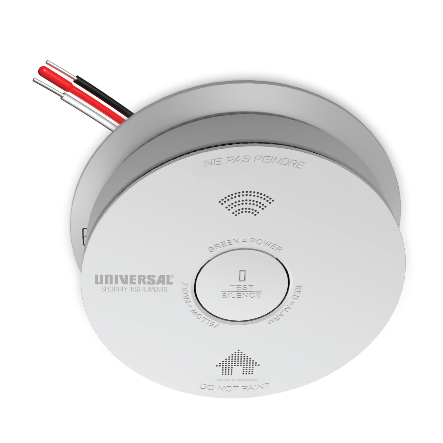 Hardwire Smoke & Fire Alarm with 10-Year Battery Backup