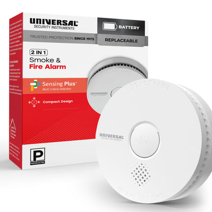 Battery Smoke & Fire Alarm