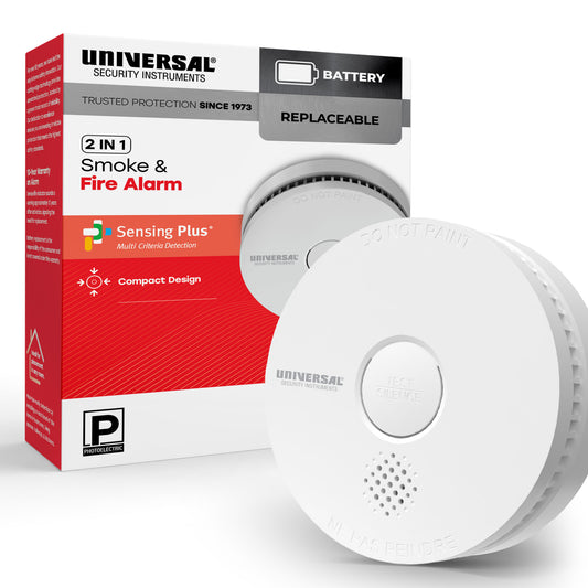 Battery Smoke & Fire Alarm
