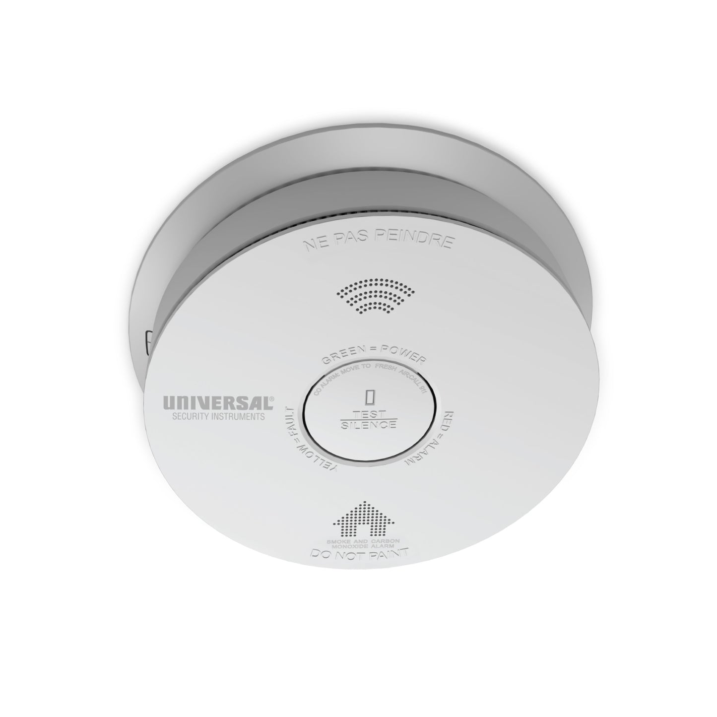 10-Year Battery Smoke, Fire, and Carbon Monoxide Alarm (2-Pack)