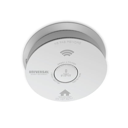 10-Year Battery Smoke, Fire, and Carbon Monoxide Alarm (2-Pack)