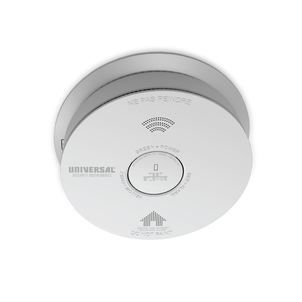 10-Year Battery Smoke, Fire, and Carbon Monoxide Alarm (2-Pack)