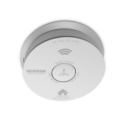 Battery Smoke, Fire, and Carbon Monoxide Alarm with Voice Alerts