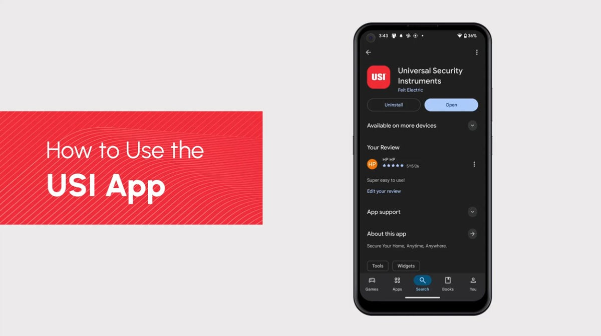 How to use the USI app video