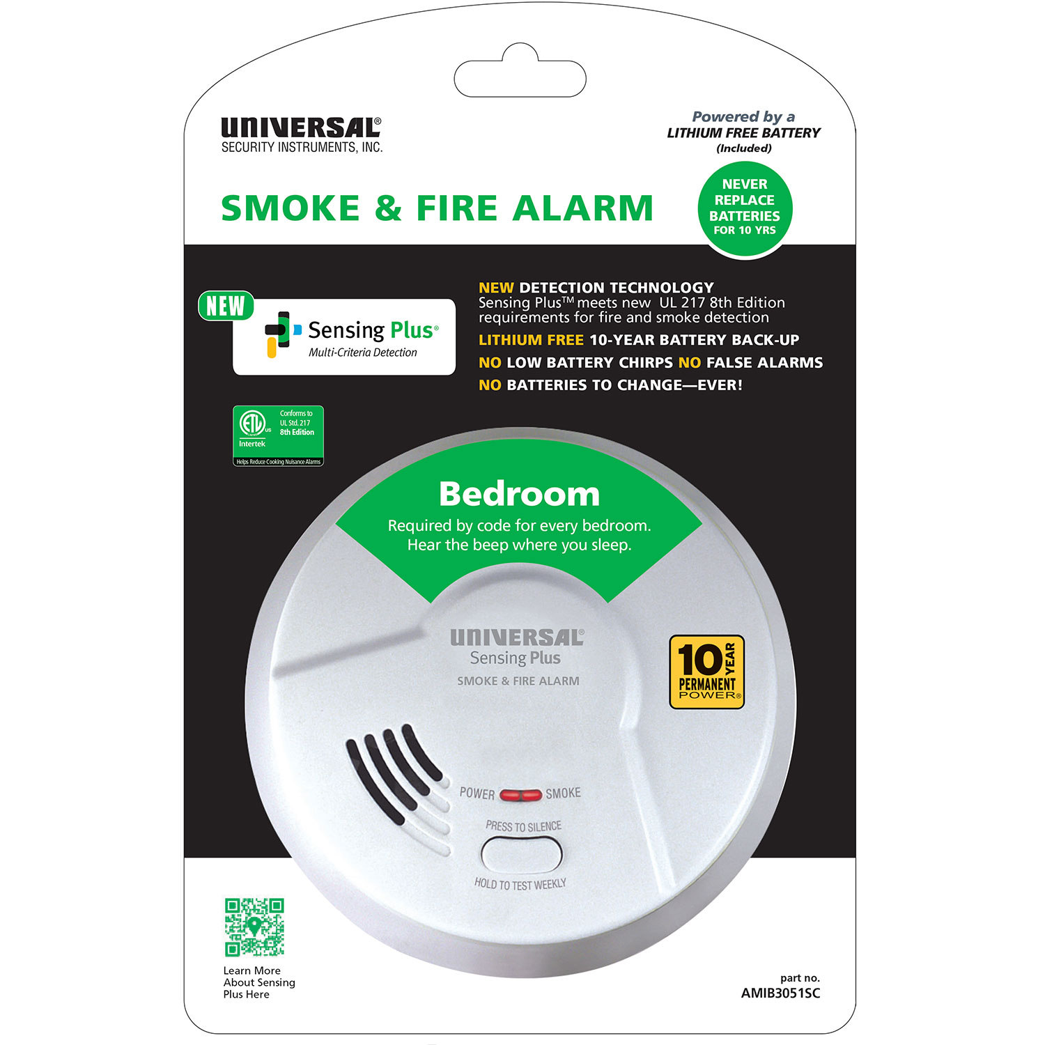 10 year Smoke, Fire Alarm