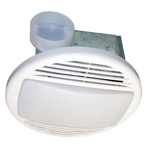 USI Electric BF-704LF Bath Exhaust Fan with Custom-Designed Motor and 26-Watt Fluorescent Light, 70 CFM