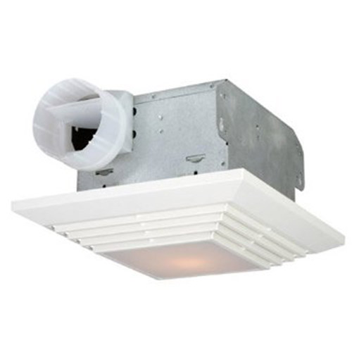 USI Electric BF-904L Bath Exhaust Fan with Custom-Designed Motor and 100-Watt Lamp, 90 CFM