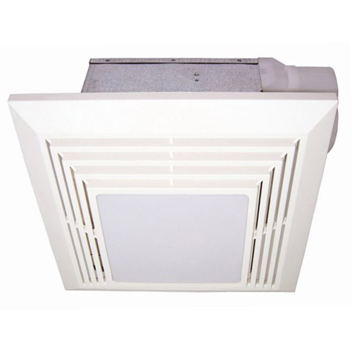 USI Electric BF-904LF Bath Exhaust Fan with Custom-Designed Motor and 26-Watt Fluorescent Light, 90 CFM