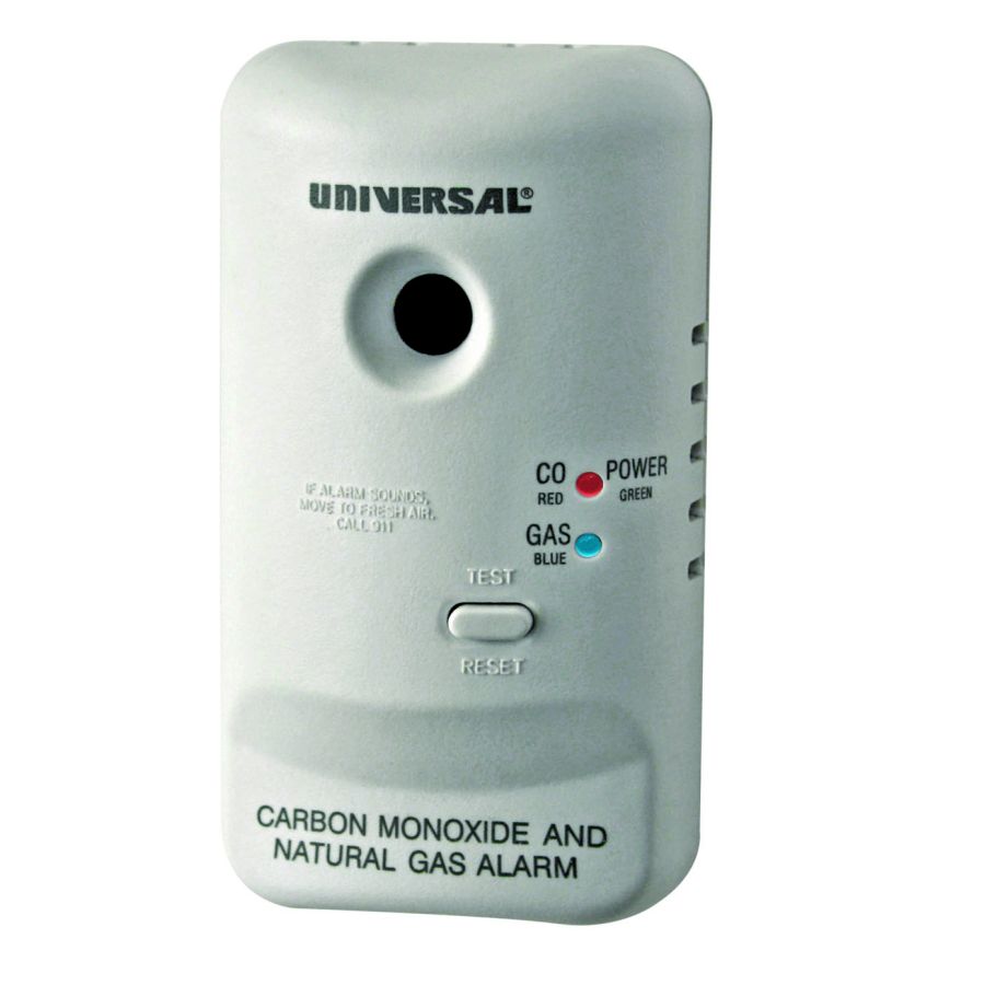 Universal Security Instruments MCN400 Plug-In 2-in-1 Carbon Monoxide and Natural Gas Smart Alarm with Battery Backup