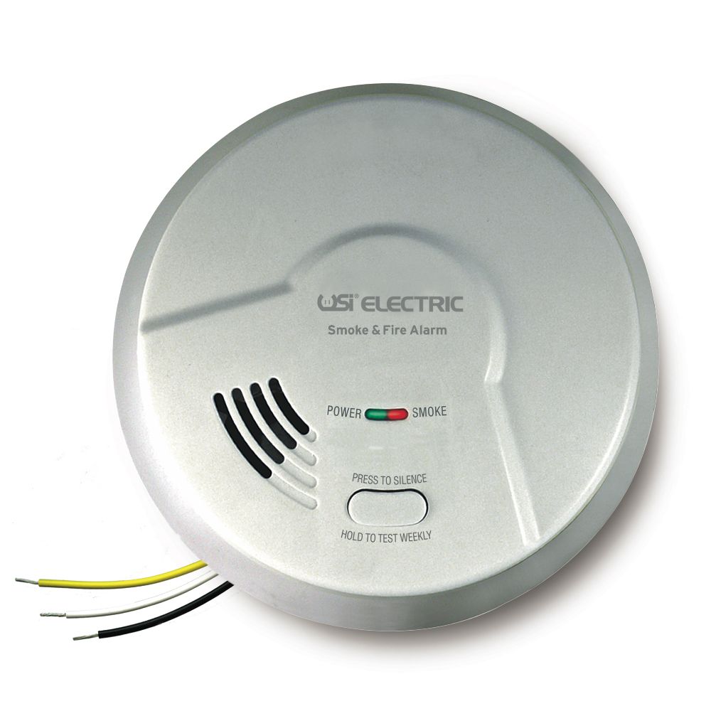 USI Electric MDS107CN Universal Smoke Sensing Technology (IoPhic) Hardwired Smoke and Fire Alarm with Battery Backup