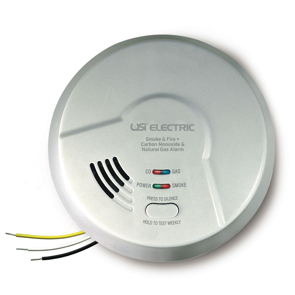 USI Electric MDSCN111 4-in-1 Universal Smoke Sensing Technology (IoPhic) Hardwired Smart Alarm