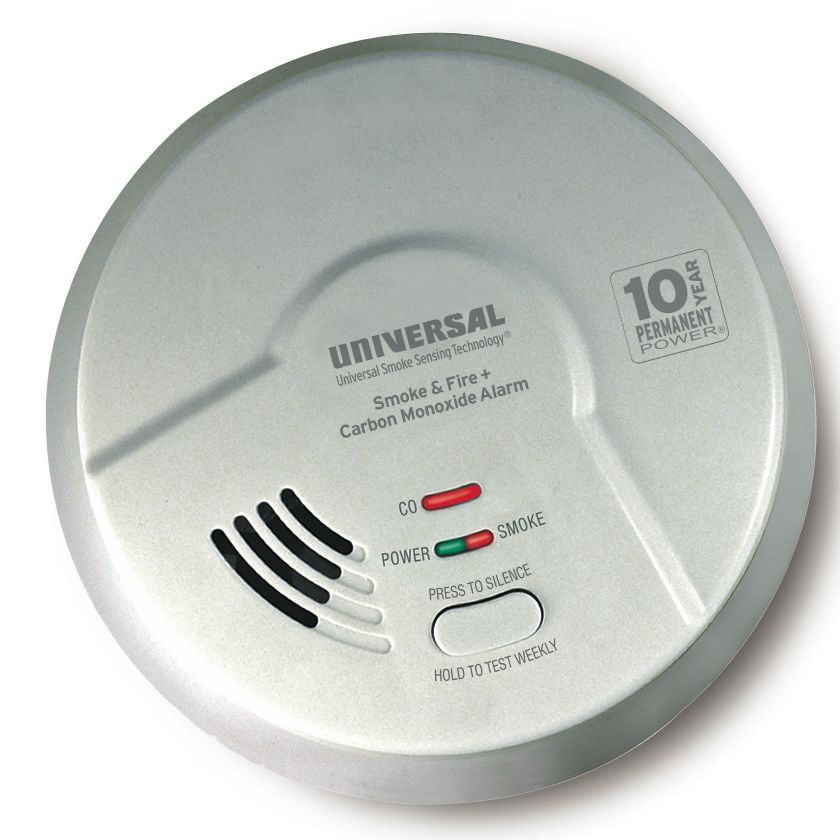 Universal Security Instruments MIC3510SB 3-in-1 Smoke, Fire and Carbon Monoxide Smart Alarm with 10 Year Sealed Battery