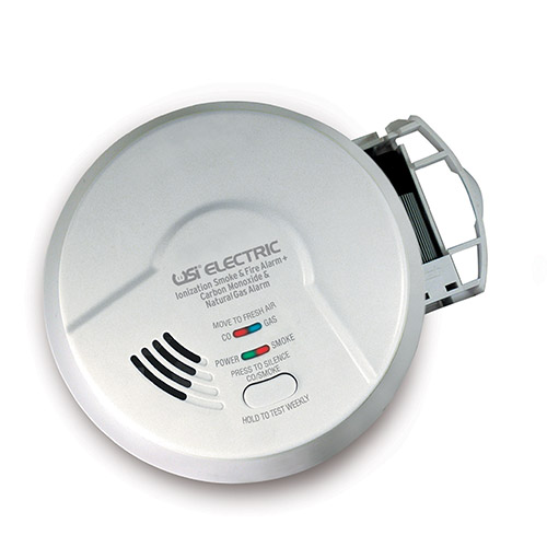 USI Electric MICN109 Hardwired 3-in-1 Smoke, Carbon Monoxide and Natural Gas Alarm