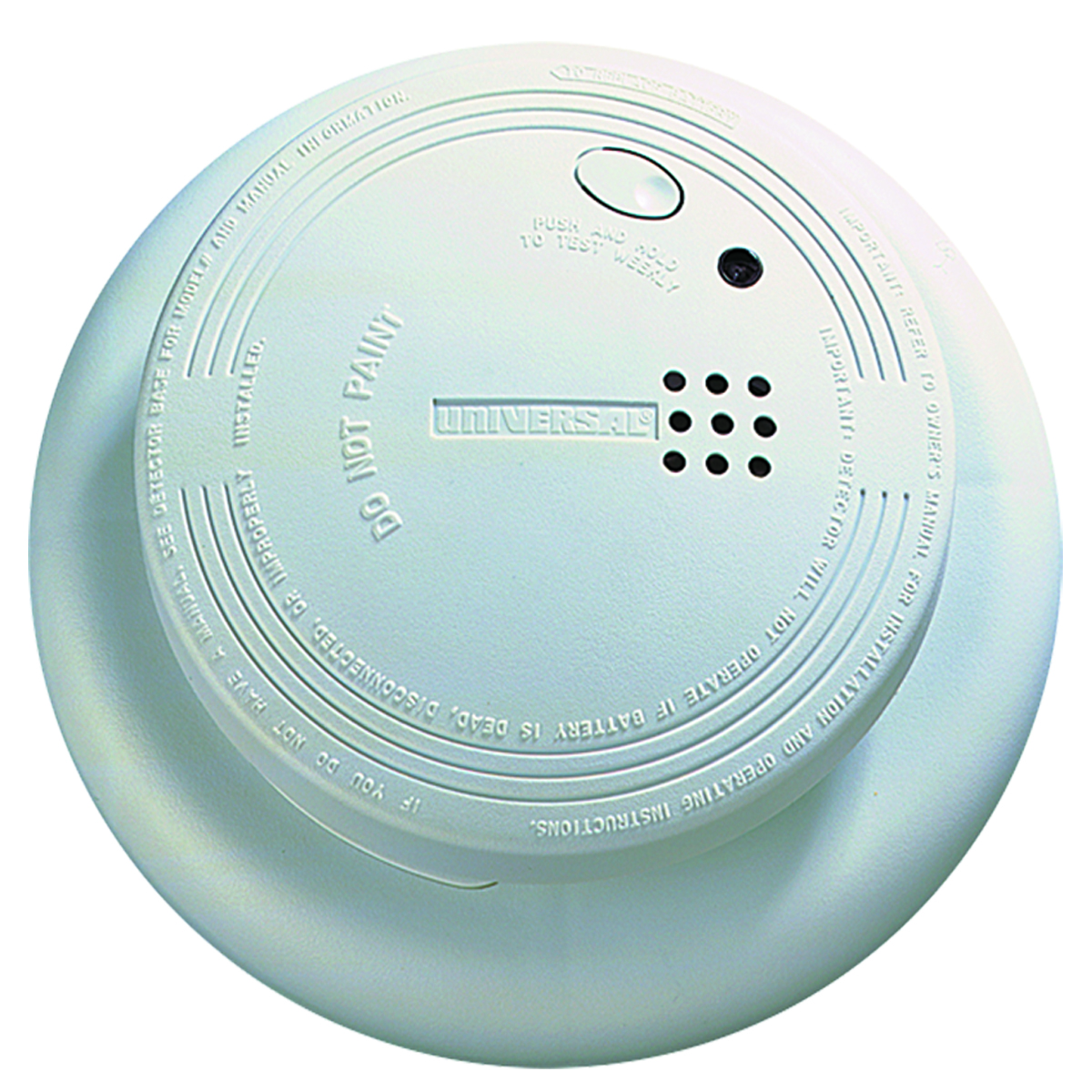 Universal Security Instruments SS‑901‑LRC Battery Operated Photoelectric Smoke and Fire Alarm